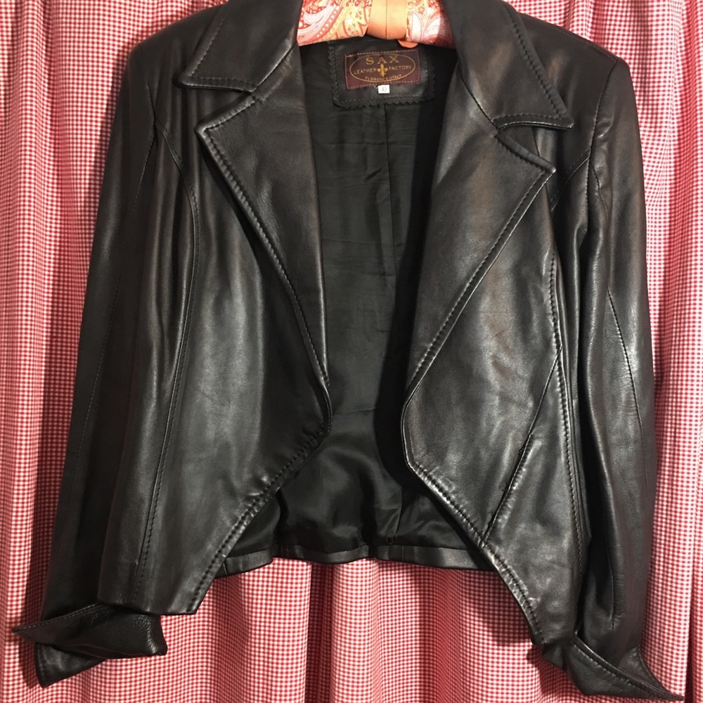 leather jacket. Vintage style.